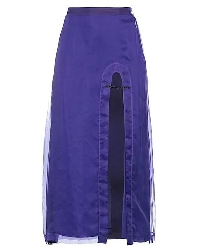 Purple Organza Maxi Skirts