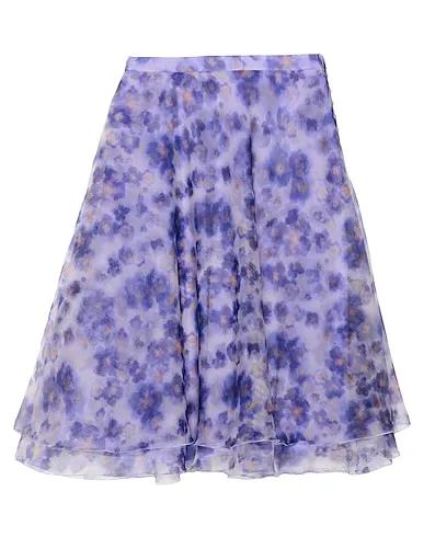 Purple Organza Midi skirt