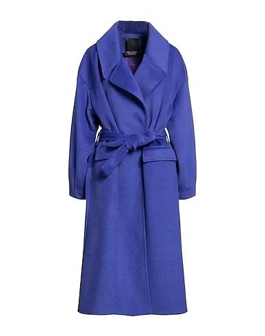 Purple Plain weave Coat