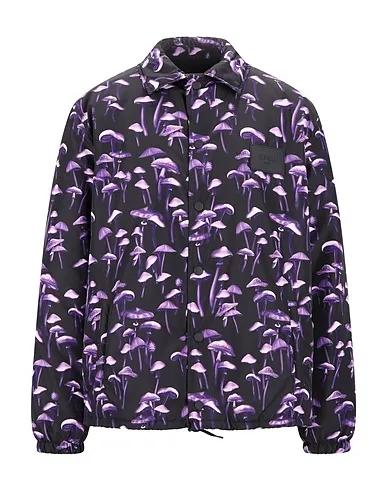 Purple Plain weave Shell  jacket