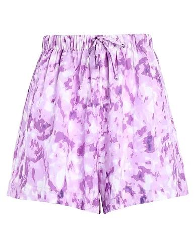 Purple Plain weave Shorts & Bermuda LECHUZA SHORTS
