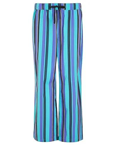 Purple Poplin Casual pants COTTON WIDE LEG DRAWSTRING PANTS