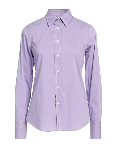 Purple Poplin Checked shirt