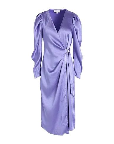 Purple Satin Long dress