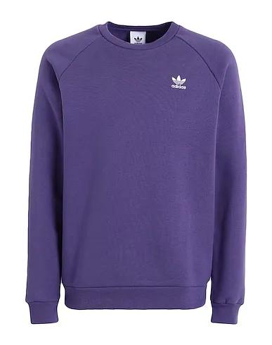 Purple Sweatshirt Sweatshirt TREFOIL ESSENTIALS CREW NECK

