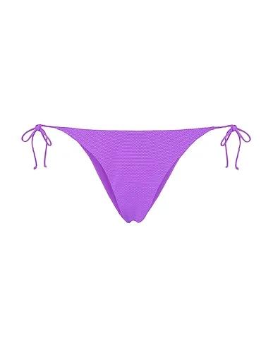 Purple Synthetic fabric Bikini RECYCLED POLY BIKINI BRIEF
