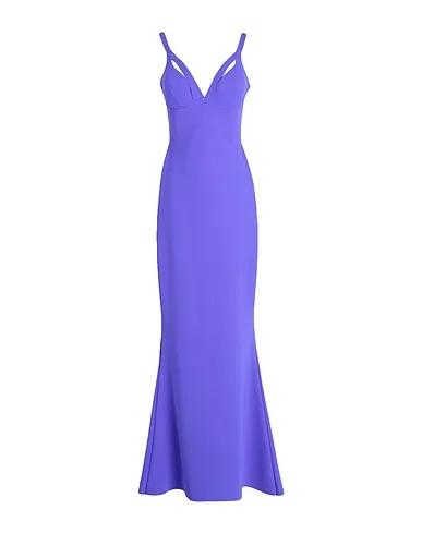 Purple Synthetic fabric Long dress