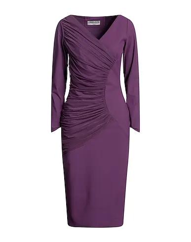 Purple Synthetic fabric Midi dress