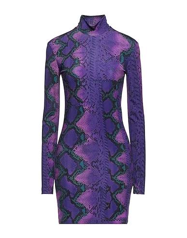 Purple Synthetic fabric Sheath dress