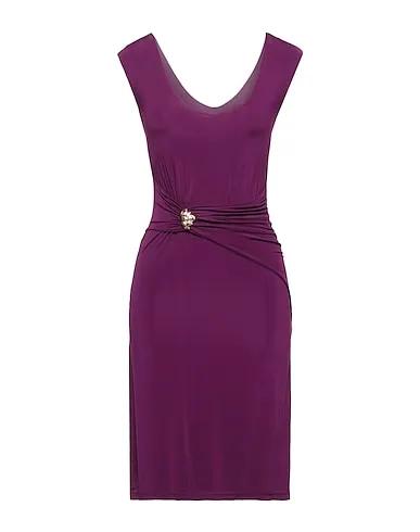 Purple Synthetic fabric Short dress