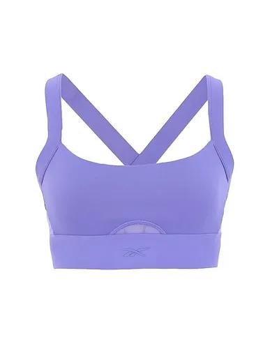 Purple Synthetic fabric Top RBK CARDI BRALETTE