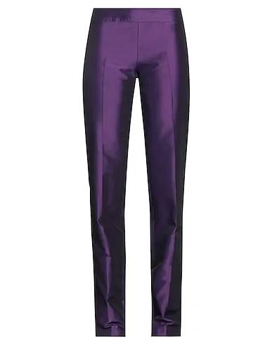 Purple Taffeta Casual pants