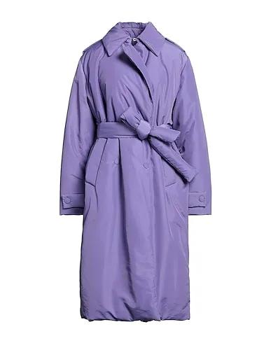 Purple Techno fabric Coat