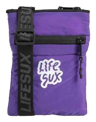 Purple Techno fabric Cross-body bags