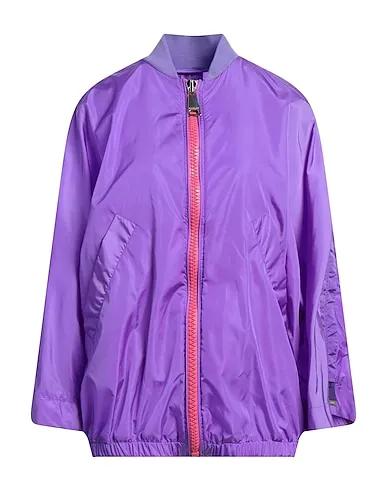 Purple Techno fabric Jacket