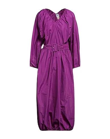 Purple Techno fabric Long dress
