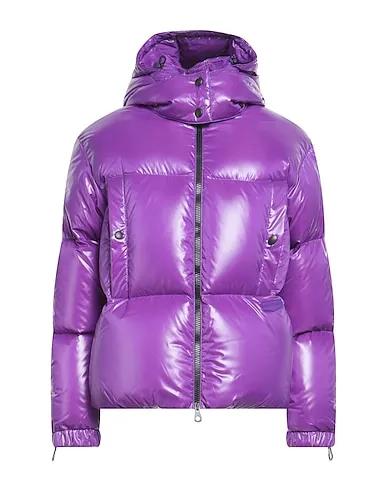 Purple Techno fabric Shell  jacket