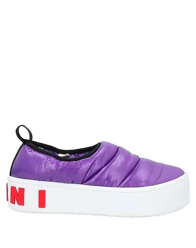Purple Techno fabric Sneakers