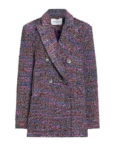 Purple Tweed Blazer