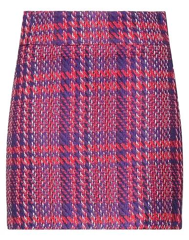 Purple Tweed Mini skirt