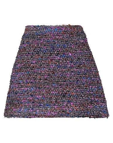 Purple Tweed Mini skirt