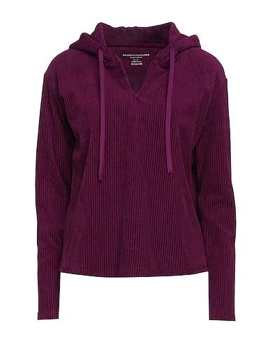 Purple Velvet Hooded sweatshirt
