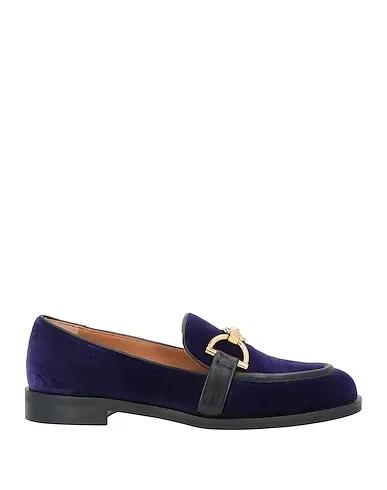 Purple Velvet Loafers