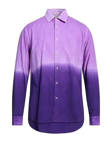 Purple Velvet Patterned shirt