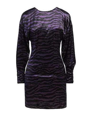 Purple Velvet Short dress