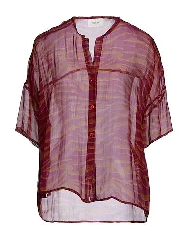Purple Voile Patterned shirts & blouses
