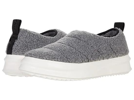 Quilted Curly Sherpa Lined Slipper Sneaker