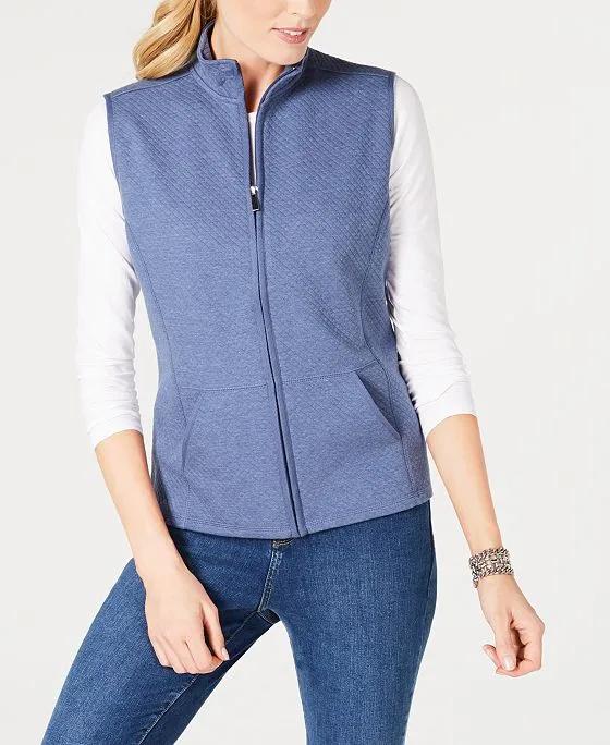 Quilted Fleece Vest, Created for Macy's