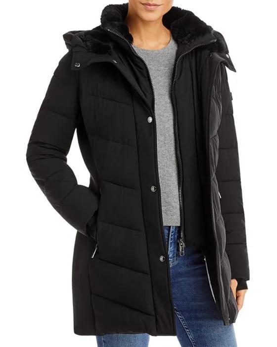 Quilted Hooded Jacket 