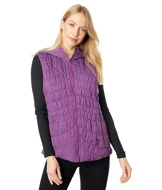 Quilted Knit Membrane Hooded Vest