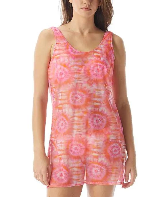 Quinn Tie-Dyed Tank Cover-Up Dress, Created for Macy's