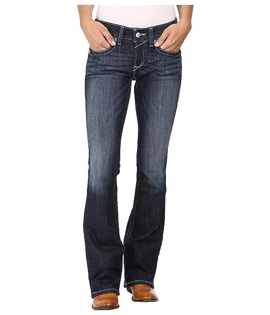 R.E.A.L. Bootcut Rosey Whipstitch Jeans in Lakeshore