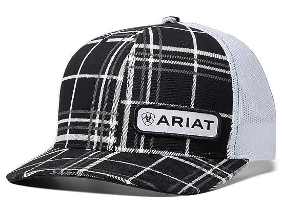 R112 Plaid with Offset Patch Snapback