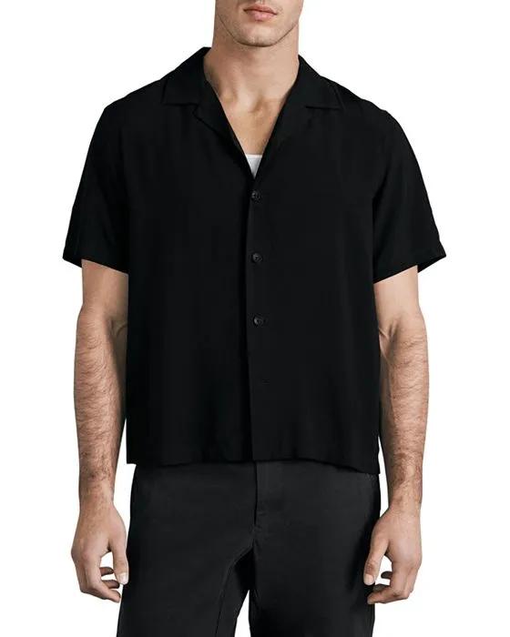 rag & bone Avery Black Crane Shirt 