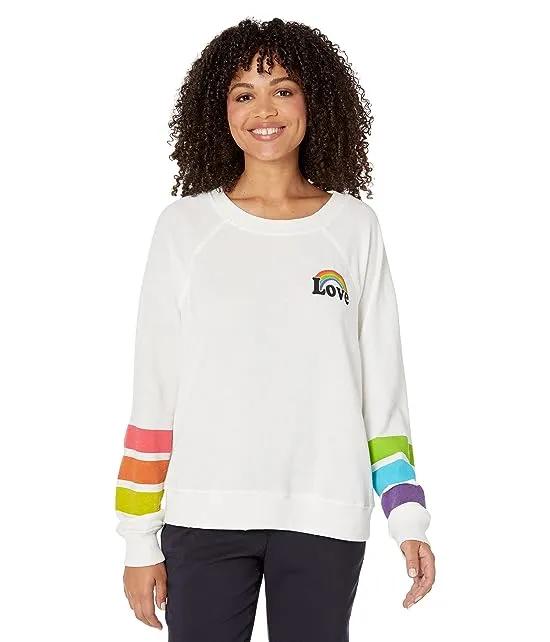 Rainbow Stripes Sommers Sweatshirt