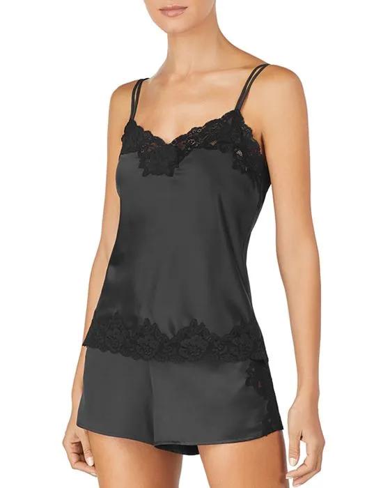 Ralph Lauren Lace Trim Satin Short PJ Set