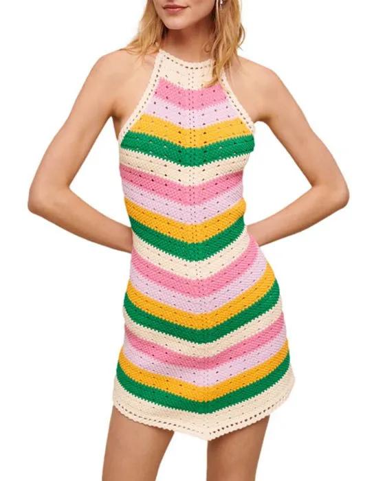 Ramina Knit Halter Mini Dress