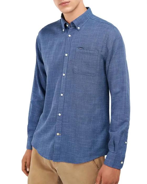 Ramport Tailored Fit Long Sleeve Button Down Shirt