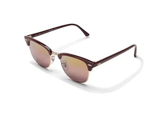 RB3016 Clubmaster Polarized Sunglasses