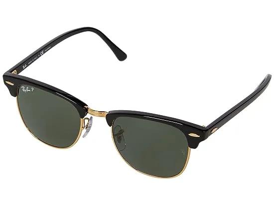 RB3016 Clubmaster Polarized Sunglasses