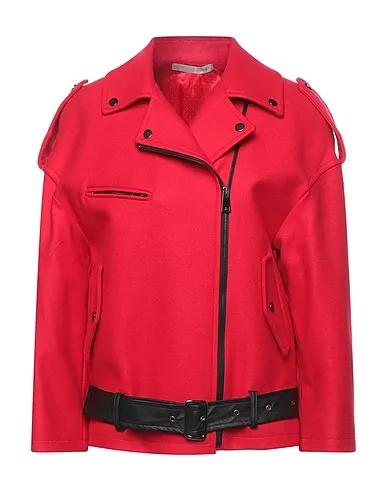 Red Baize Biker jacket