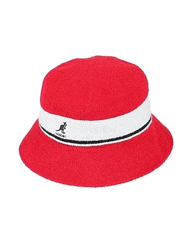 Red Bouclé Hat