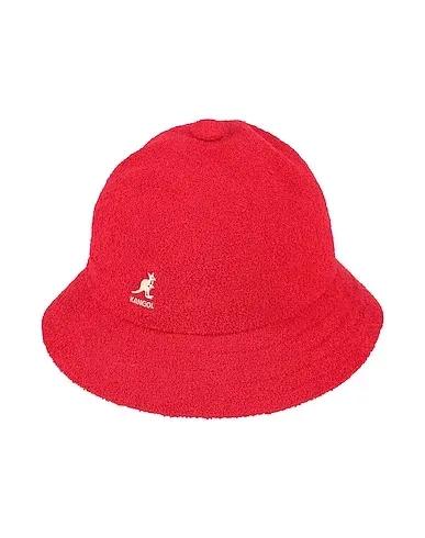 Red Bouclé Hat