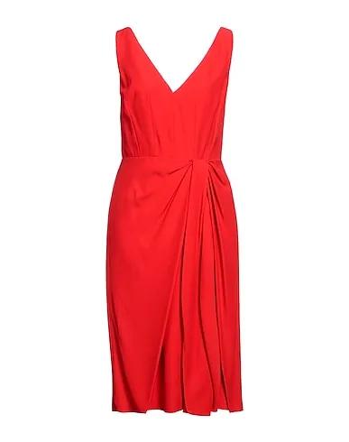 Red Cady Midi dress
