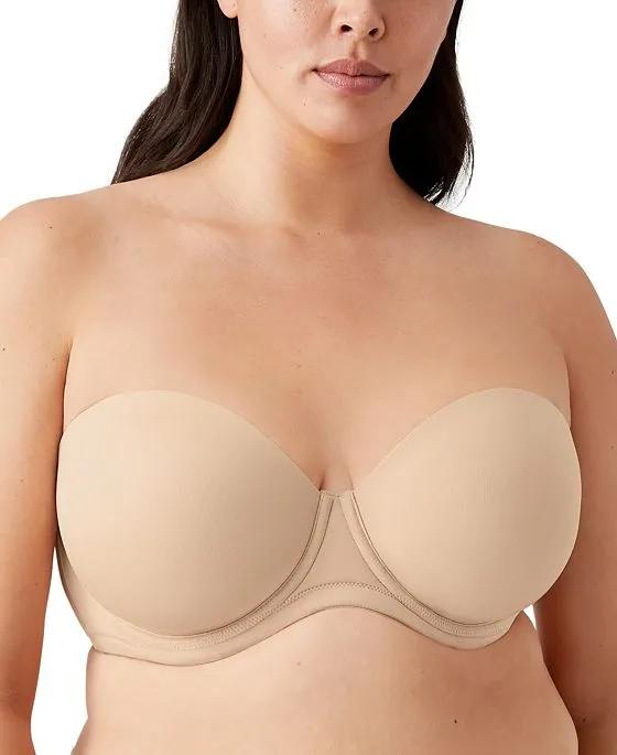 Red Carpet Full Figure Underwire Strapless Bra 854119, Up To I Cup
