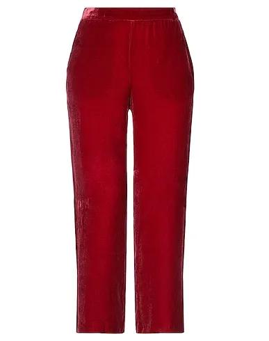 Red Chenille Casual pants